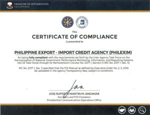 PHILGUARANTEE-FOI-Compliance-Certificate-2019